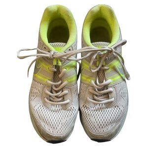 Nike Pegasus 29 Gray Neon Lime Green Running Athletic Shoes Size 8.5 EUC